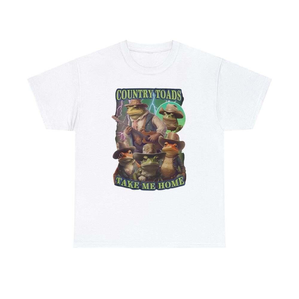 Country Toads Take Me Home Parody Meme Graphic T Shirt
